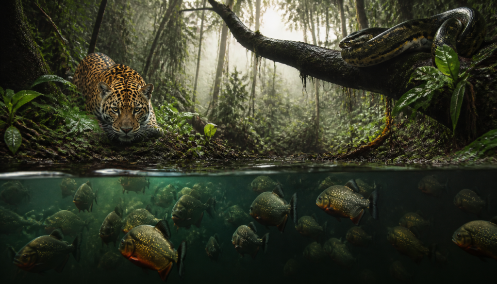 amazonie animaux dangereux