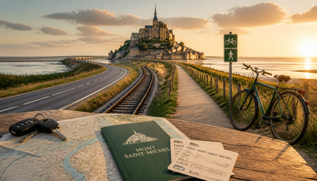 comment aller au mont saint michel
